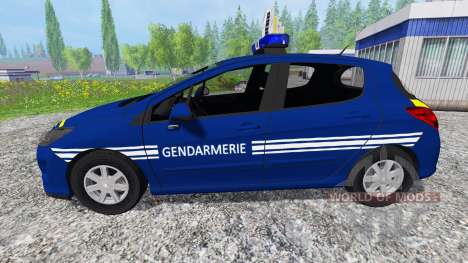 Peugeot 308 Gendarmerie para Farming Simulator 2015