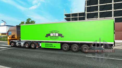 BTB pele do trailer para Euro Truck Simulator 2