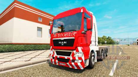 MAN TGX 8x4 para Euro Truck Simulator 2