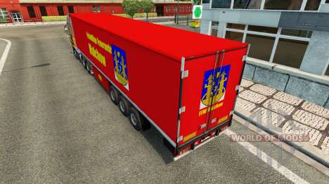 A pele no FFW Malchow trailer para Euro Truck Simulator 2