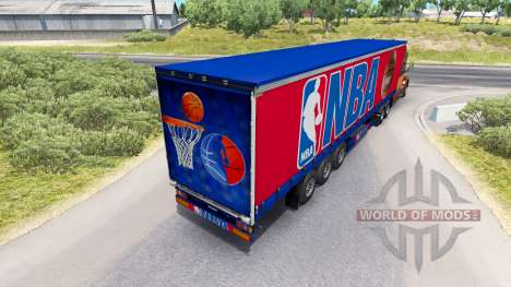 A pele da NBA no trailer para American Truck Simulator