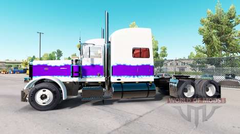 A Pérola da pele para o caminhão Peterbilt 389 para American Truck Simulator