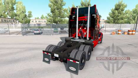 Deadpool pele para o caminhão Peterbilt para American Truck Simulator