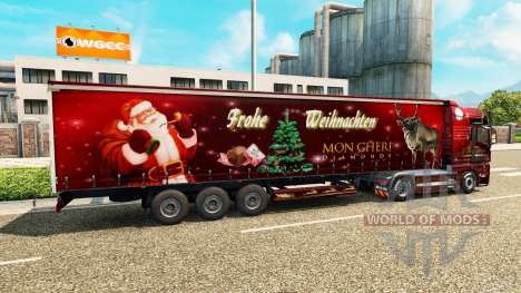 Natal de pele para HOMEM caminhão para Euro Truck Simulator 2