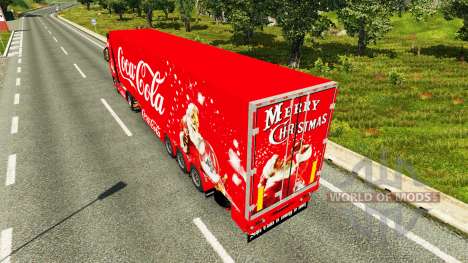 Skin Coca-Cola tractor Volvo para Euro Truck Simulator 2