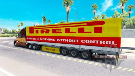 Pirelli pele para um trailer para American Truck Simulator