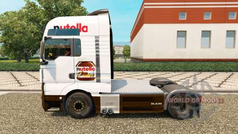 Nutella pele v2.0 trator HOMEM para Euro Truck Simulator 2