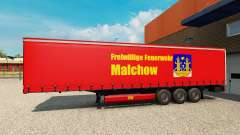 A pele no FFW Malchow trailer para Euro Truck Simulator 2