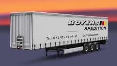 Pele Boyens v1.1 sobre o trailer para Euro Truck Simulator 2