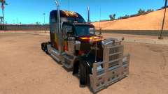 Kenworth W900 Guns and Roses Skin para American Truck Simulator