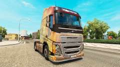 A pele sobre a Nebulosa do Grunge Volvo caminhões para Euro Truck Simulator 2