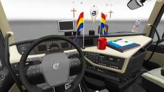 Atualizado interior Volvo FH para Euro Truck Simulator 2