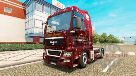 Natal de pele para HOMEM caminhão para Euro Truck Simulator 2