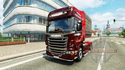 Natal pele para o Scania truck para Euro Truck Simulator 2