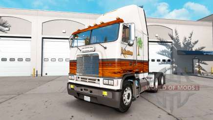 Pele de carpintaria para uma unidade de tracionamento Freightliner FLB para American Truck Simulator
