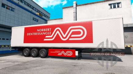 Norbert Dentressangle pele para um trailer para American Truck Simulator