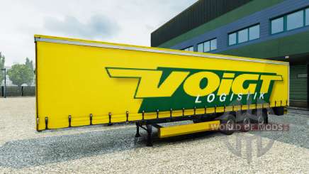 Voigt logística pele v1.2 no trailer para Euro Truck Simulator 2