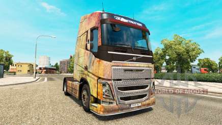 A pele sobre a Nebulosa do Grunge Volvo caminhões para Euro Truck Simulator 2