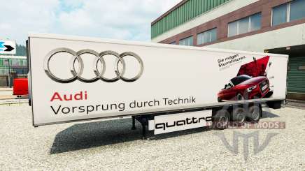 Pele Audi no trailer para Euro Truck Simulator 2