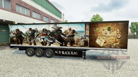 Pele Assassins Creed IV trailer para Euro Truck Simulator 2