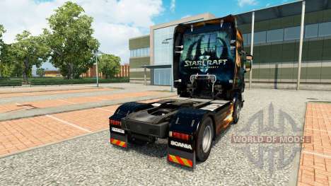 Starcraft 2 para a pele do Scania truck para Euro Truck Simulator 2