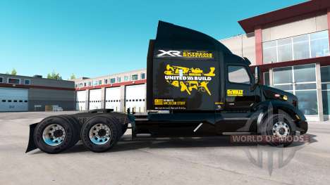 DeWalt pele para o caminhão Peterbilt para American Truck Simulator
