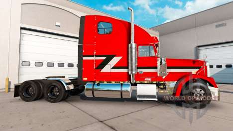 Pele Metalizado no caminhão Freightliner Clássic para American Truck Simulator