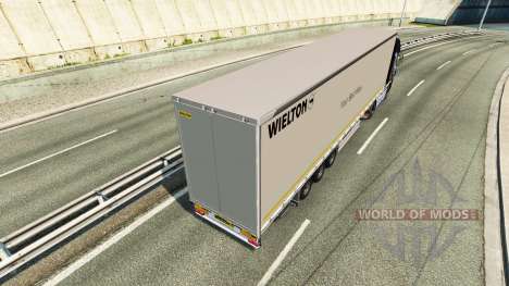 Cortina semi-reboque Wielton para Euro Truck Simulator 2