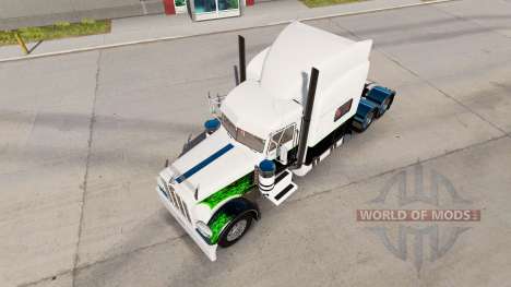 O Duende verde a pele para o caminhão Peterbilt  para American Truck Simulator