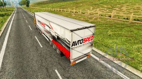Pele Avtosped no trailer para Euro Truck Simulator 2