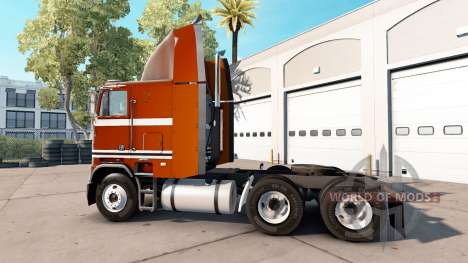 Pele Pura Vintage trator Freightliner FLB para American Truck Simulator