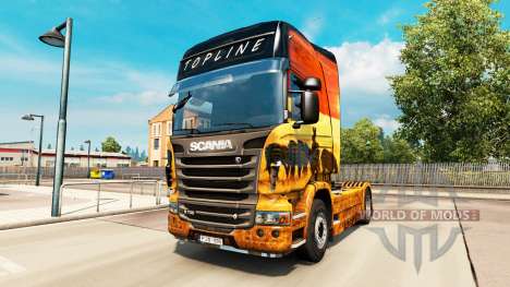 Pele Safari para Scania truck para Euro Truck Simulator 2