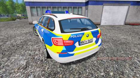 BMW 520d Police para Farming Simulator 2015