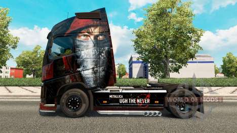 Pele Metallica para a Volvo caminhões para Euro Truck Simulator 2