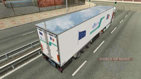 Collin IronMan pele para caminhões DAF para Euro Truck Simulator 2