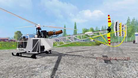 Sud-Aviation Alouette II para Farming Simulator 2015