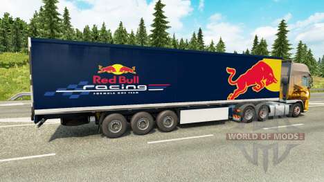 A pele da Red Bull no trailer para Euro Truck Simulator 2