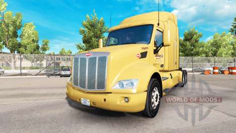 Bison Transporte de pele para o caminhão Peterbi para American Truck Simulator