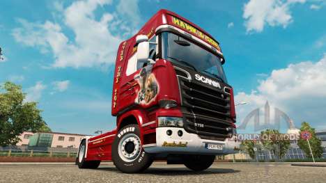 Pele Hawk Edition trator Scania para Euro Truck Simulator 2