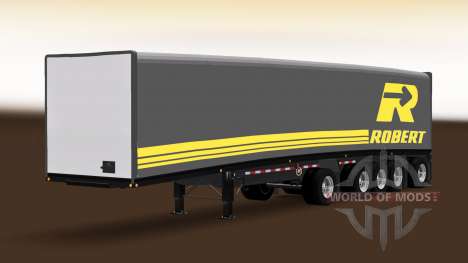 Trailer Mac Cortina Multiaxles para American Truck Simulator