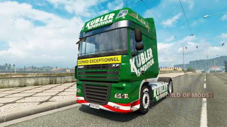 Kubler Spedition pele para caminhões DAF para Euro Truck Simulator 2