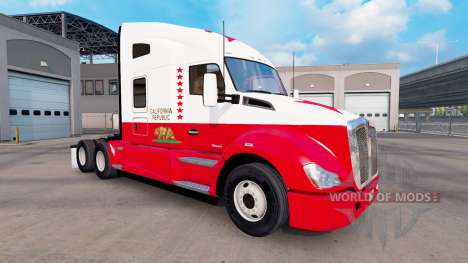 Califórnia República pele para o Kenworth trator para American Truck Simulator