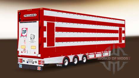 Semi-reboque caminhão de gado para Euro Truck Simulator 2