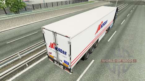 Pele Nordan no trailer para Euro Truck Simulator 2