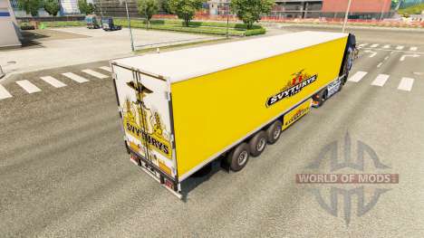 Pele Svyturys no trailer para Euro Truck Simulator 2