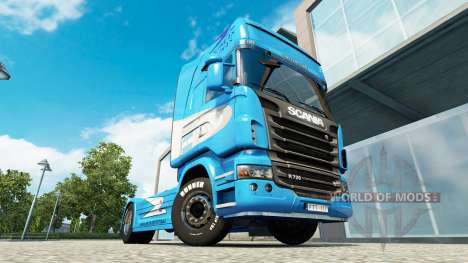 Aerolineas Argentinas pele para o Scania truck para Euro Truck Simulator 2