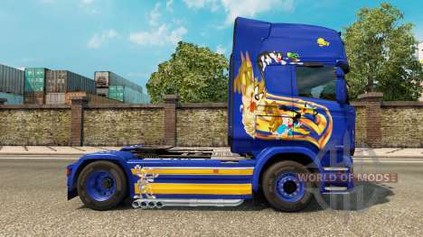 Looney Tunes pele para o Scania truck para Euro Truck Simulator 2