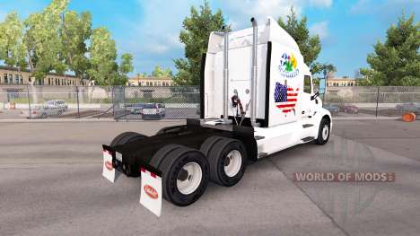 Escócia Americana de pele para o caminhão Peterb para American Truck Simulator