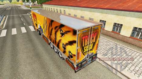 Tiger skin para o caminhão Scania R700 para Euro Truck Simulator 2