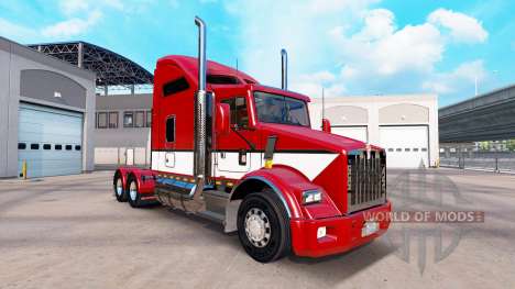 Pele Listras v4.0 trator Kenworth T800 para American Truck Simulator